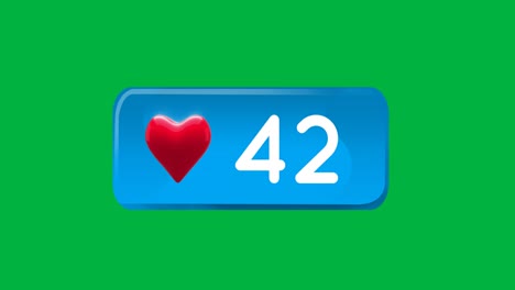 Blue-box-and-a-heart-with-numbers-4k