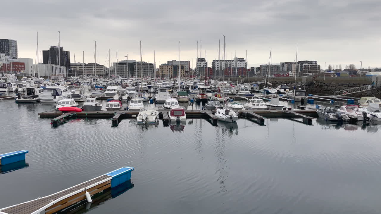 vista aérea de bodo de la ciudad noruega, noruega