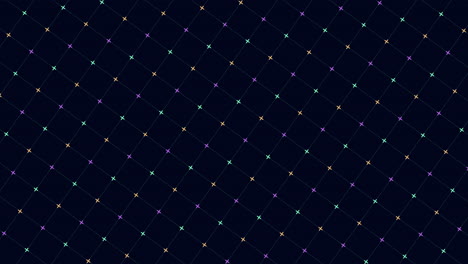 Vibrant-grid-colorful-dots-arranged-in-a-square-pattern