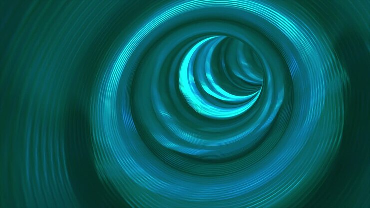Abstract Glowing Tunnel