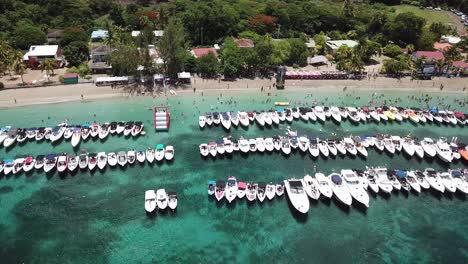 Aerial-shot-of-boats-at-Mercury-Beach-2019