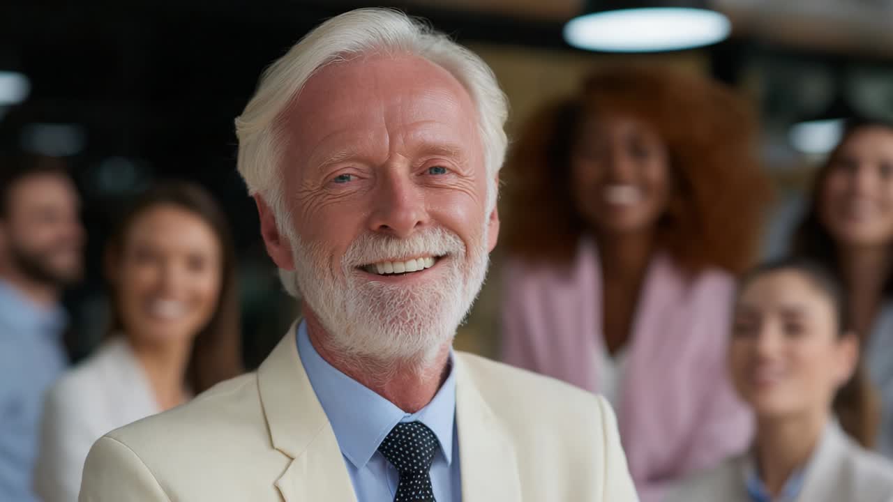 Professional business team portrait