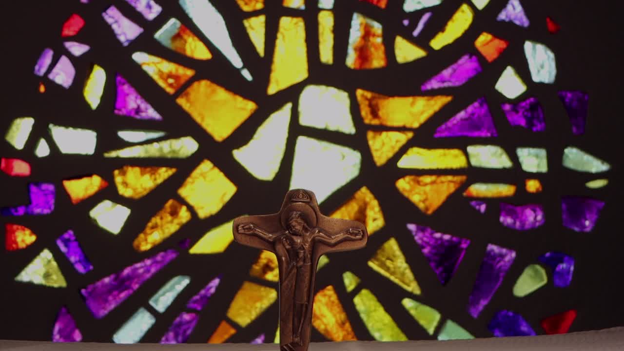 The cross is not a shadow, it is love, it is life, it is new colors that meet the mystery of the death and resurrection of Jesus