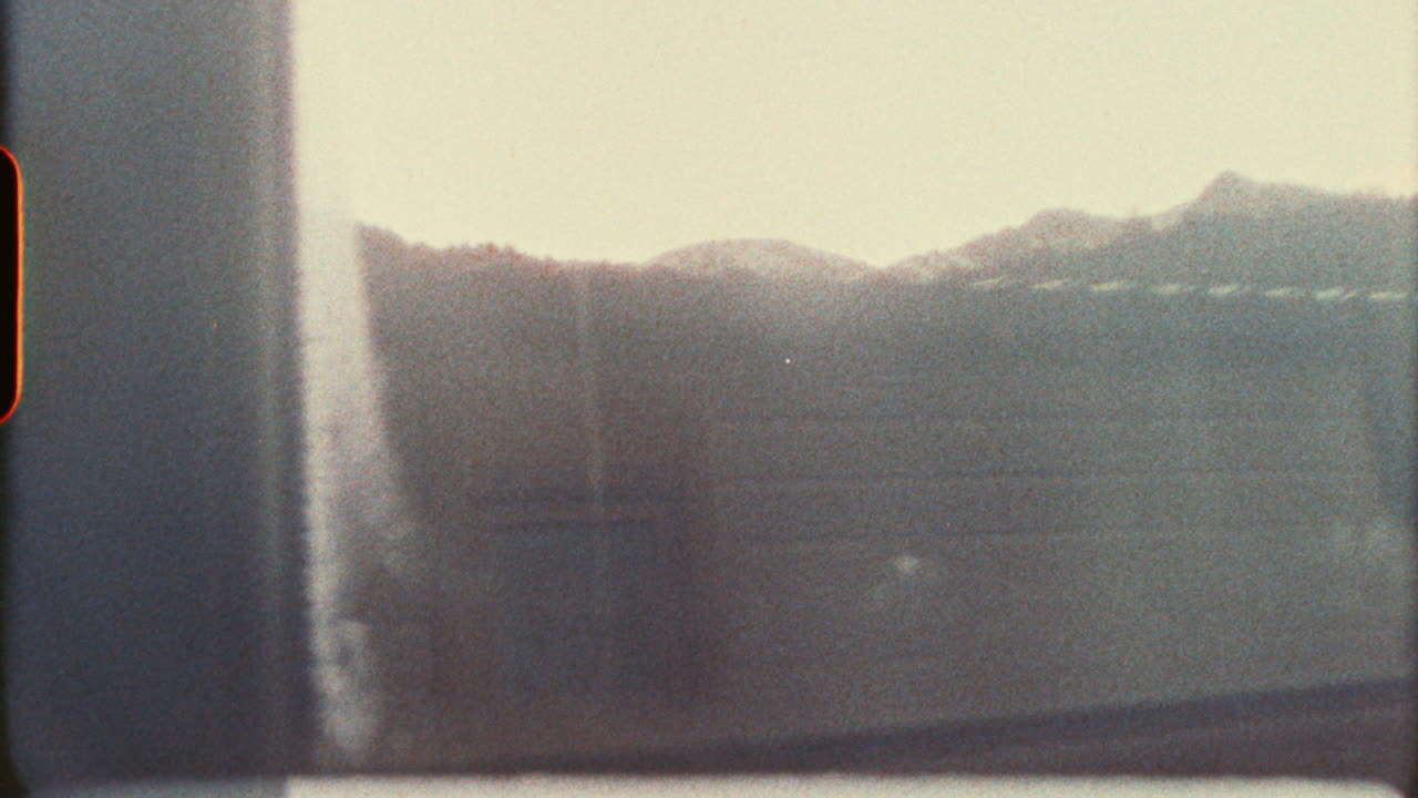 Vintage Film Footage of Mountains