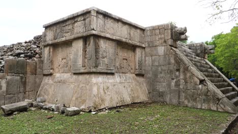 venus platform in the mayan archaeological site of chichen itza