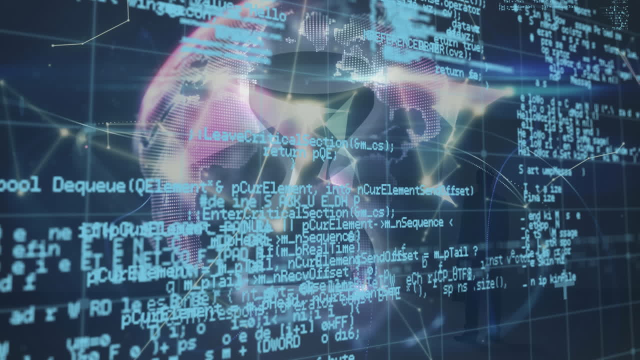 전 세계에 대한 연결과 모래시계의 애니메이션