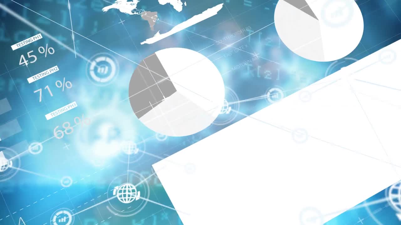 데이터 프로세싱을 통한 연결 네트워크의 애니메이션