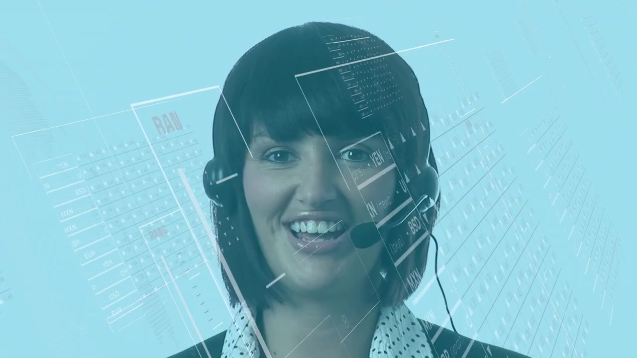 Animação de Tela Digital Sobre Consultora Feliz
