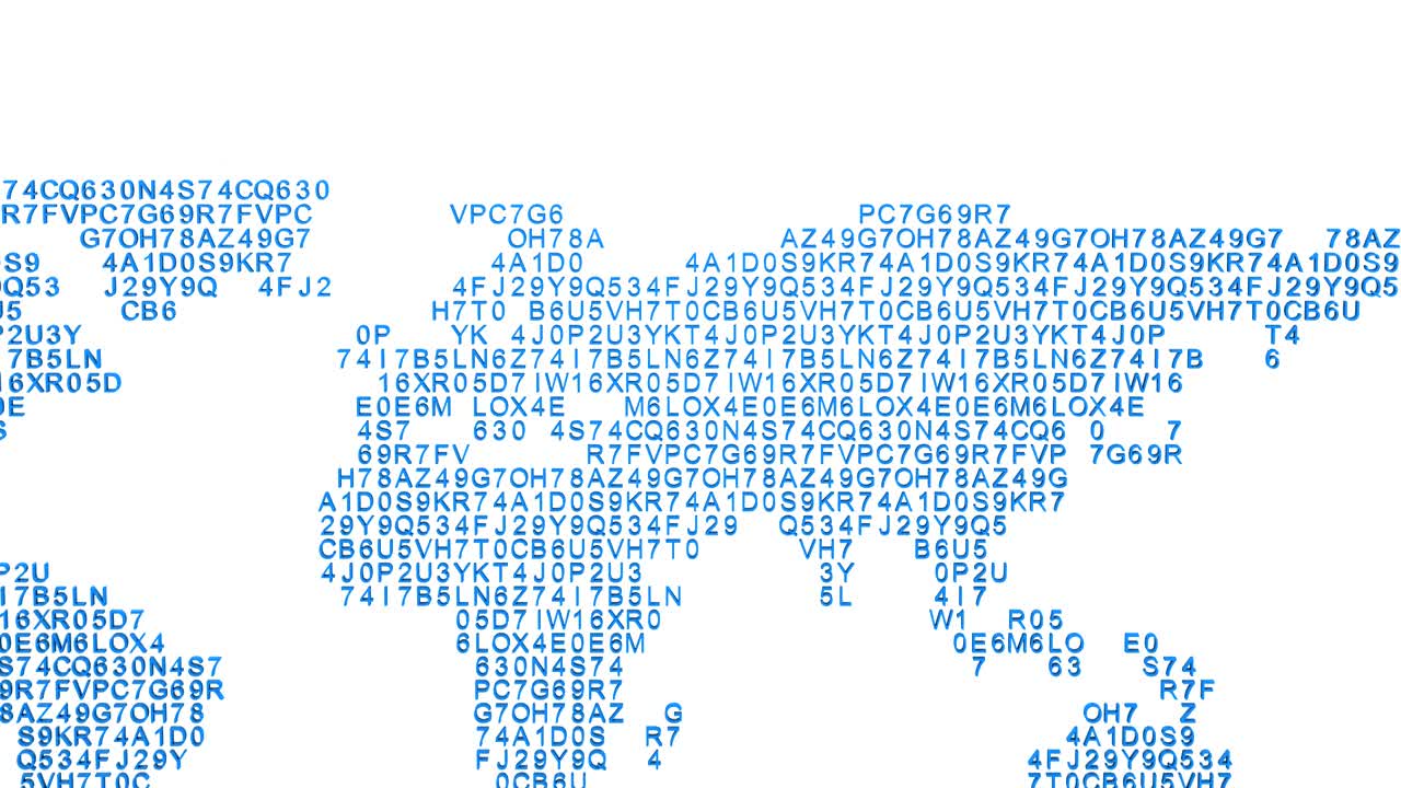 Computer Code Forms A Globe