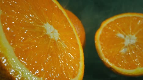 smoky oranges in section