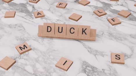 duck word on scrabble