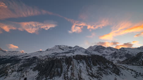 Annapurna-Drei-Nordwand-Tag-Zu-Nacht-Zeitraffer-Vom-Manang-Tal