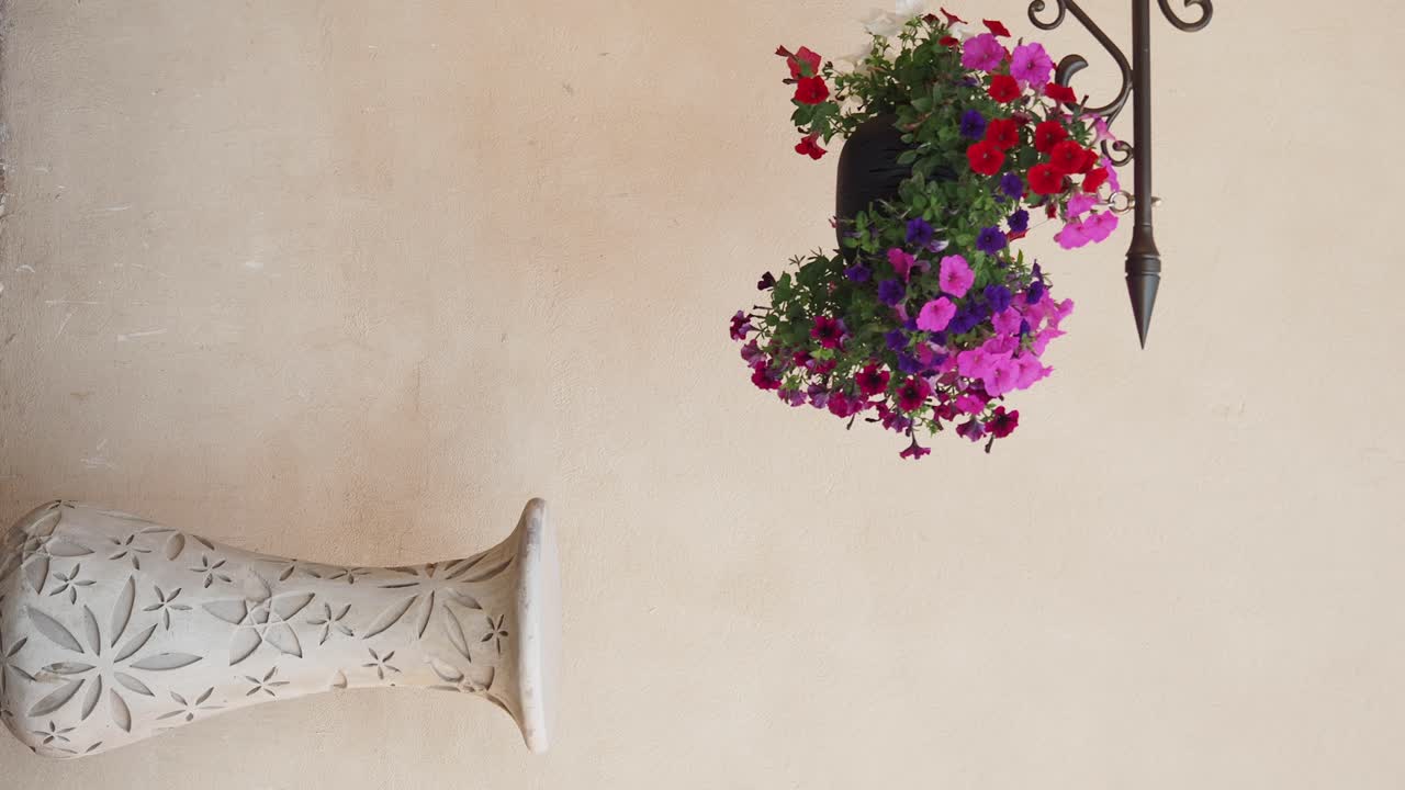 Floral arrangement and vase