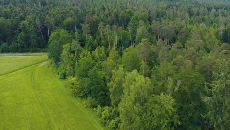 vista aérea alrededor de la aldea de schwarzenberg en alemania