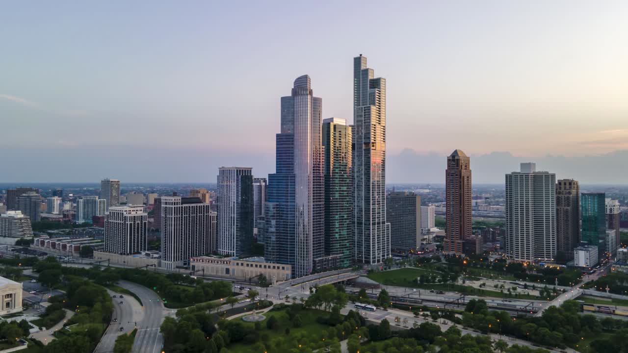 시카고 사우스 루프 드론 하이퍼