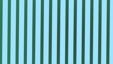 digital animation of green stripes rotating on blue background