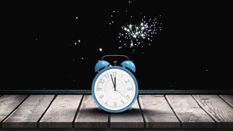 Alarm-clock-with-animated-fireworks