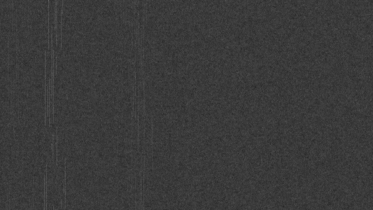 Flickering Static Noise and Vertical Lines Glitch Effect