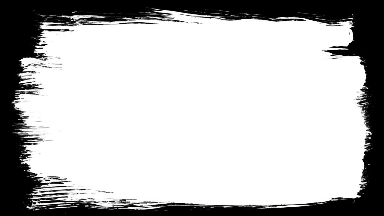 Animated White Brush Stroke Reveal and Wipe Transition