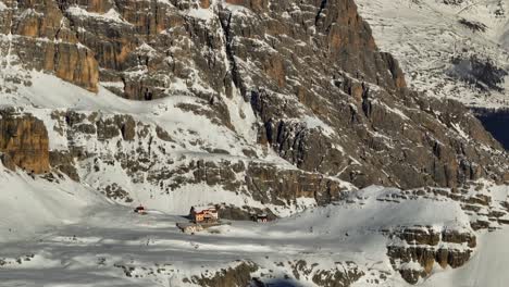 Icy-rocky-mountain-landscape-in-lavaredo-dolomites-italy