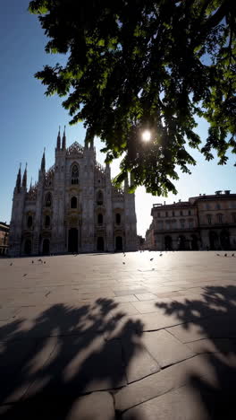 milan cathedral in piazza del duomo, italy