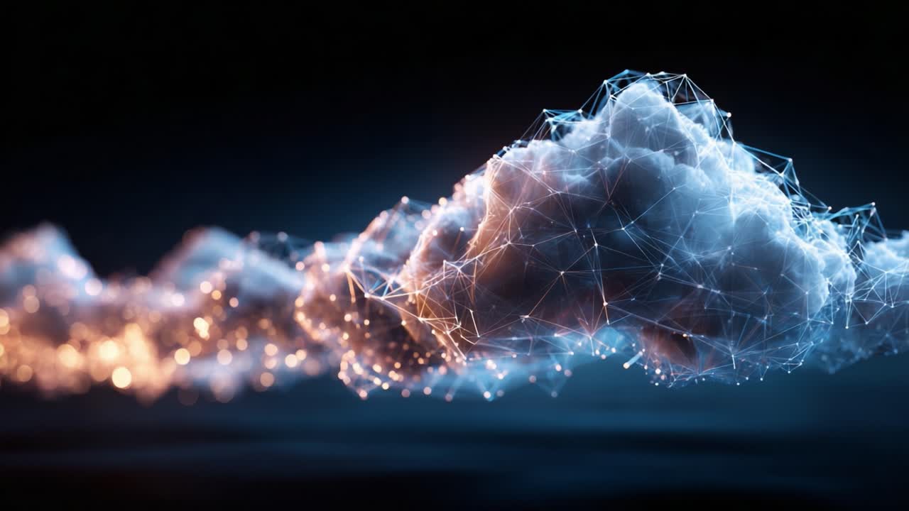 Dynamic Representation of Cloud Technology: A Vivid Exploration of Modern Digital Concepts and Their Ethereal Connection to Nature's Weather Systems