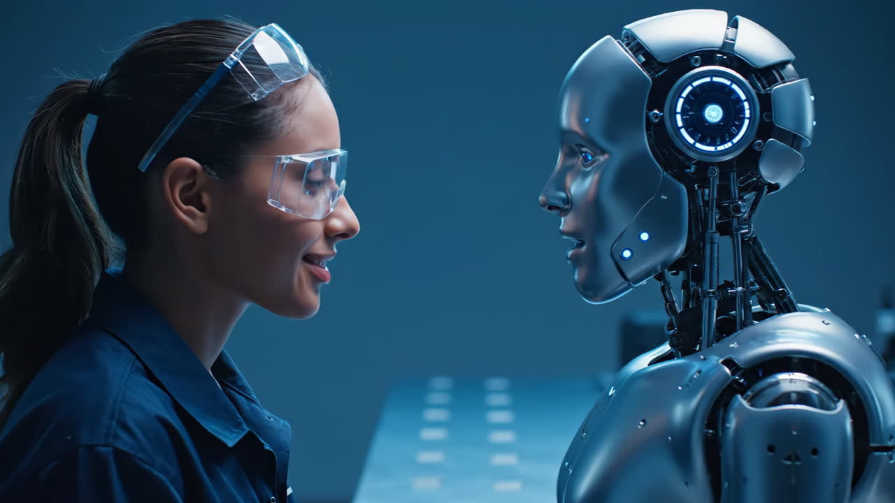 Human-Robot Interaction: An Engineer and an Advanced AI