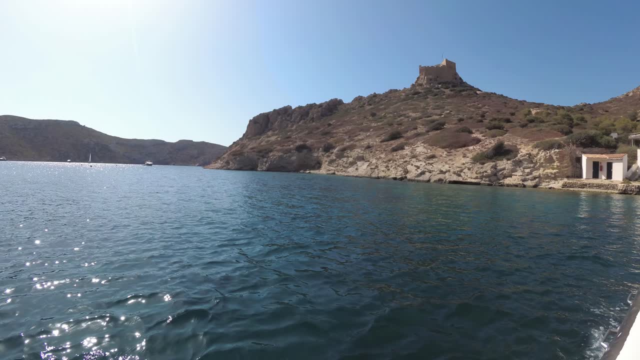 Spain, Mallorca, Cala Sant Jordi and Isla Cabrera