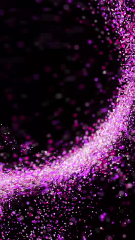 abstract pink and purple glitter particles