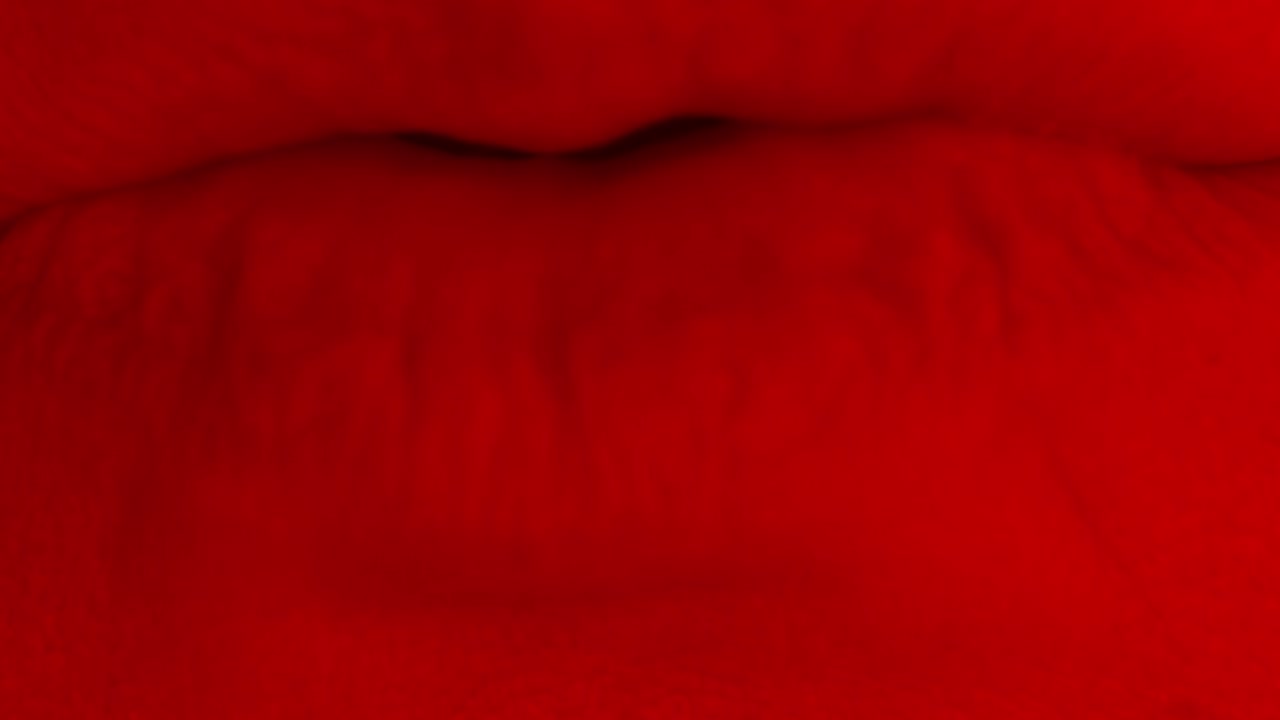 얼굴의 일부를 보여주는 재미있는 스 모션 비디오