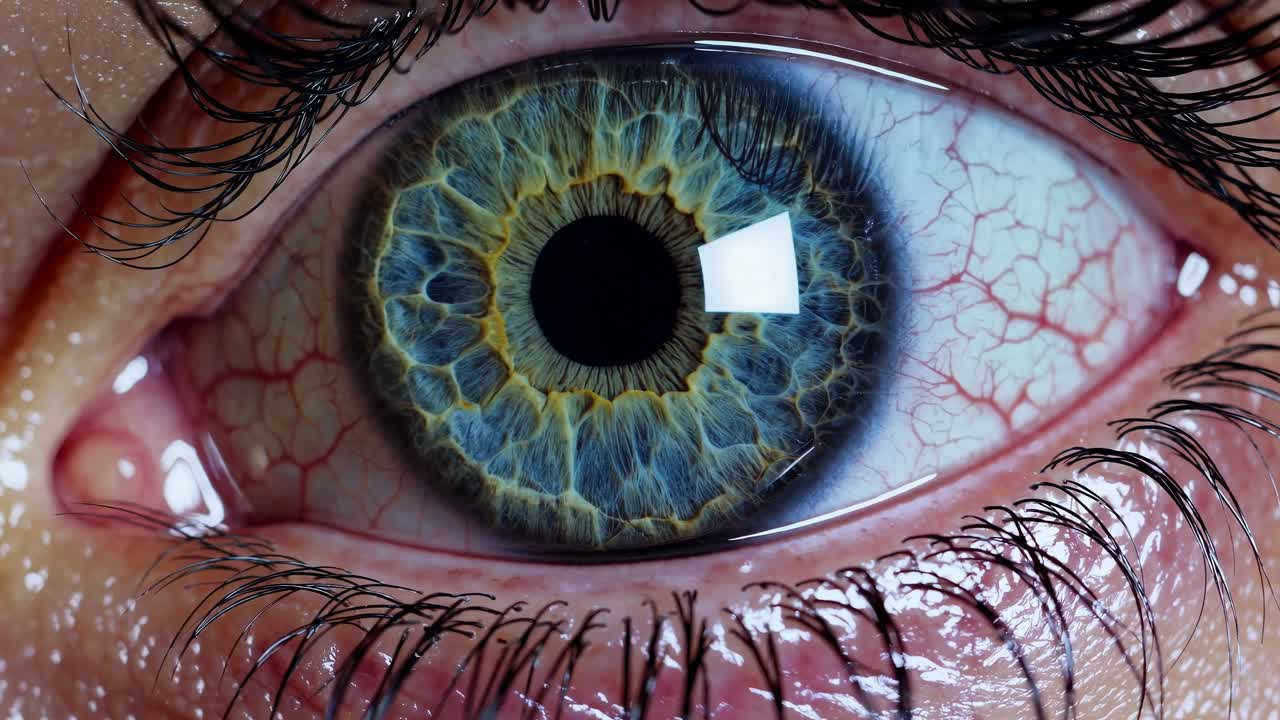 primer plano de un ojo humano