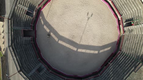 Drone Shot Village of Idanha a Nova Bullring in Portugal