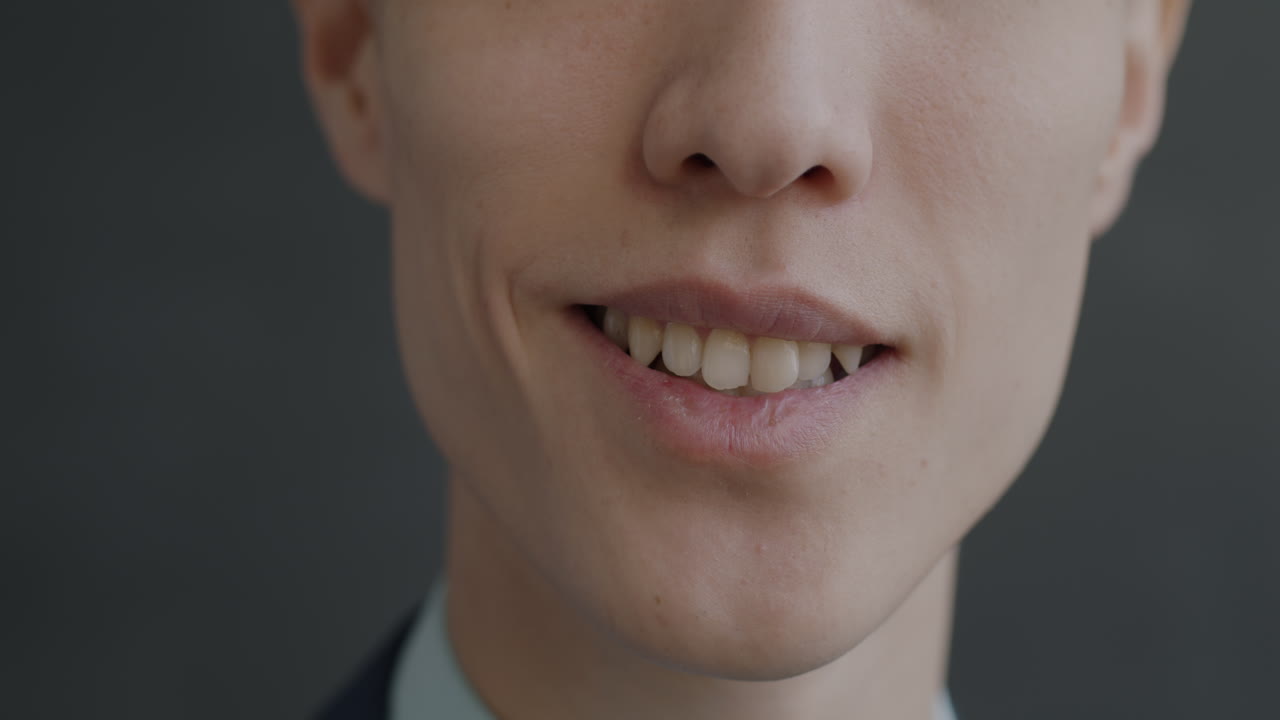 Close-up of a person smiling
