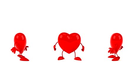 fun heart clips - 4k 3d animation