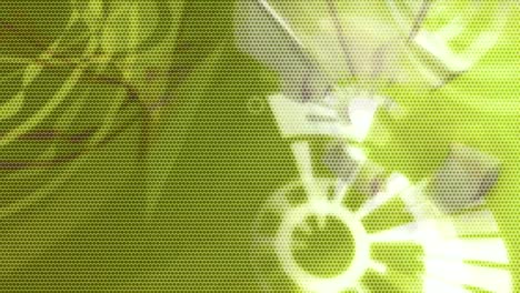fondo de movimiento animado que muestra movimientos mecánicos industriales automáticos en maquinaria de fabricación futurista
