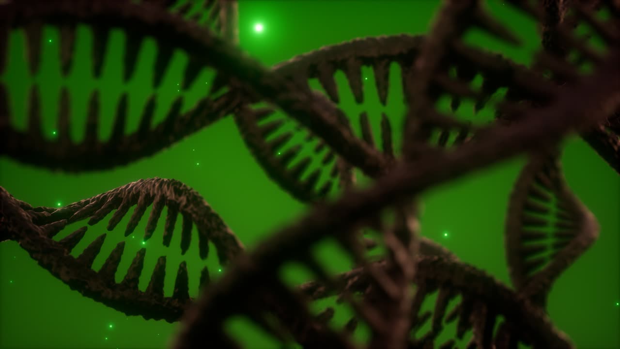 estructura de la animación de doble hélice de adn