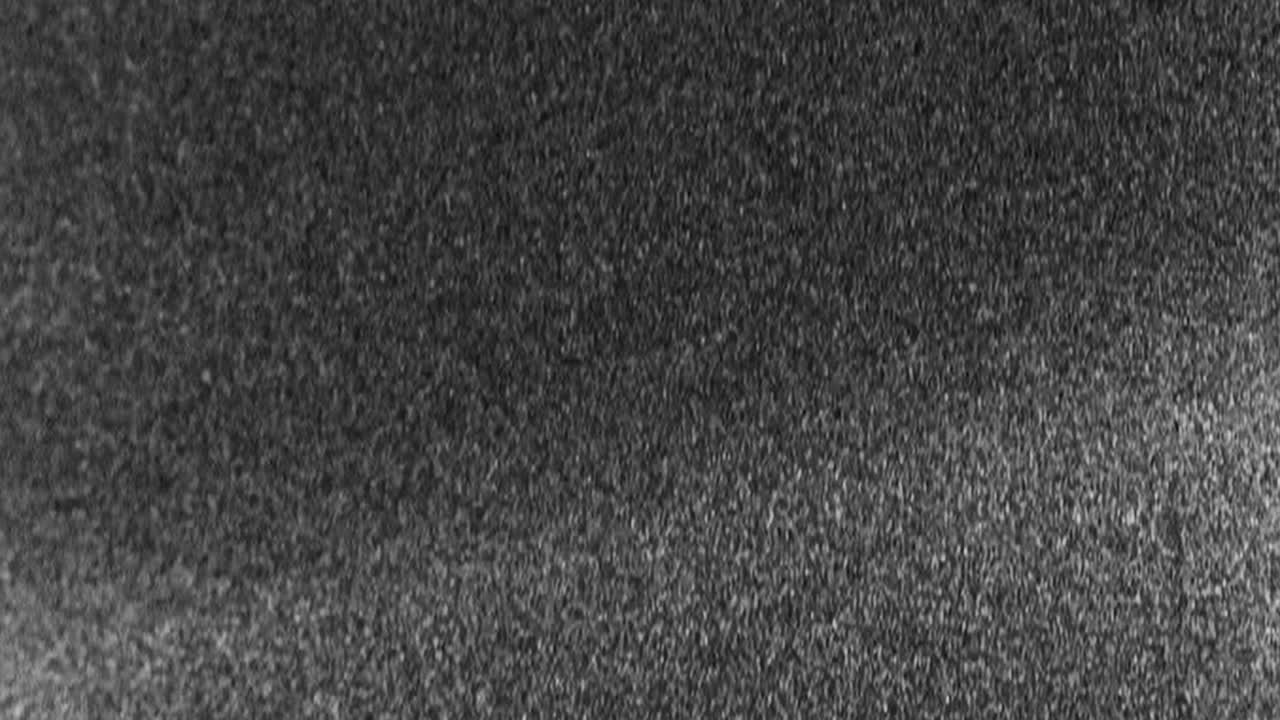 TV screen no signal static noise and TV static fill the screen Loop Super-8