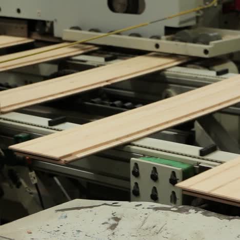 producción de tableros para pisos en la fábrica