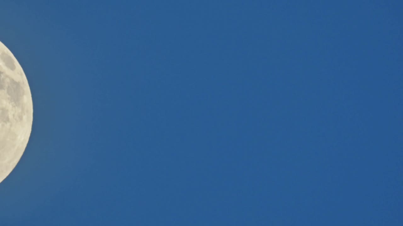 Close up of a Moon in day time
