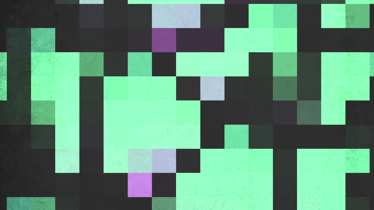 cuadrados verdes y púrpuras patrón de cuadrícula abstracta en variados tonos