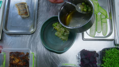 fine dining food preparation