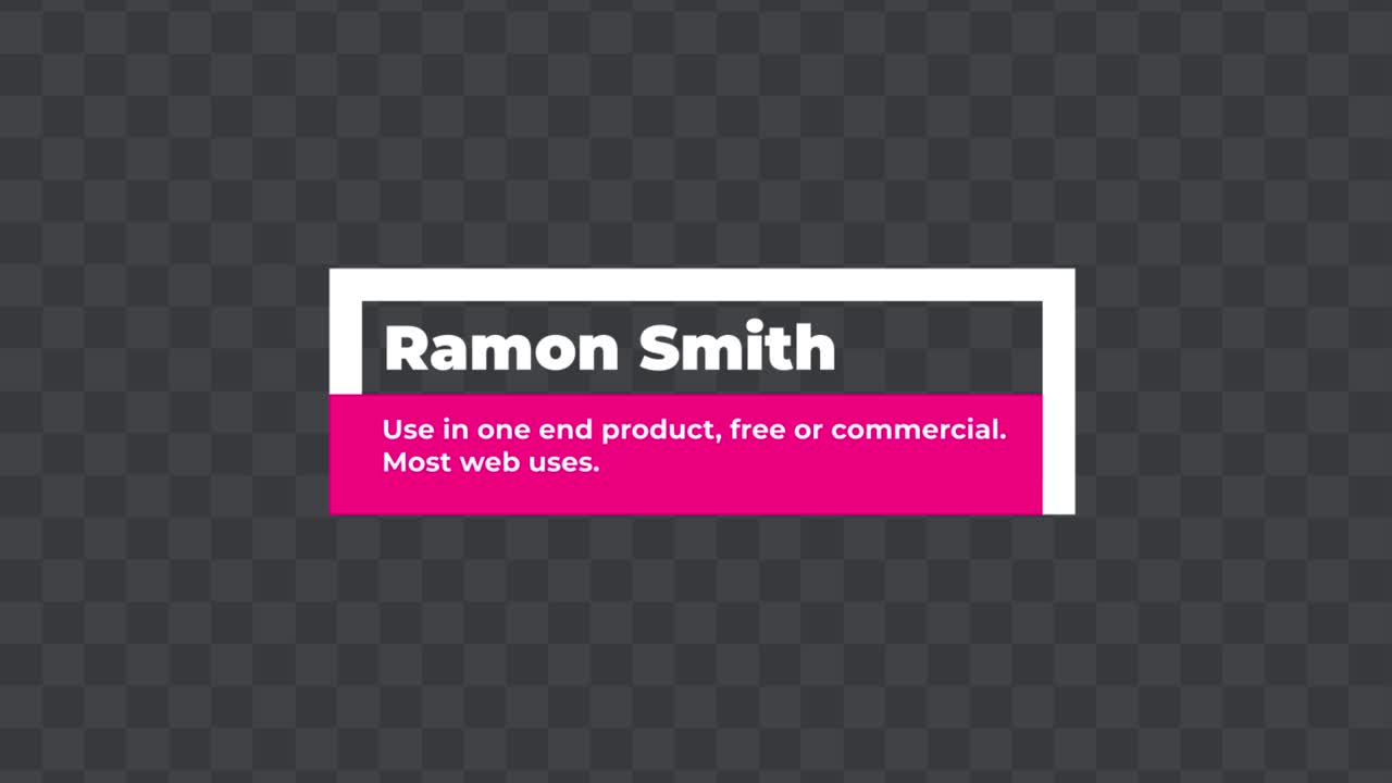 Stylish Lower Thirds 04 Adobe After Effects 2023 Resolution 3840×2160