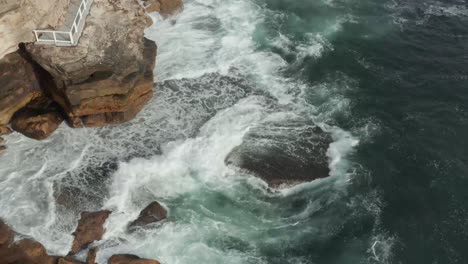 Strand--Und-Felstexturen-Aus-Sydney,-Australien