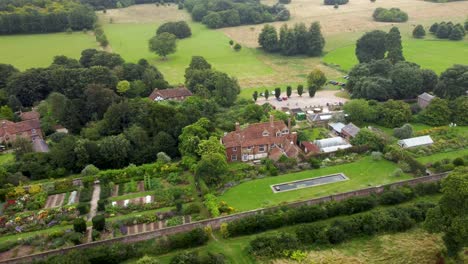 vista aérea de casas de campo con asignaciones entre wingham y aylesham