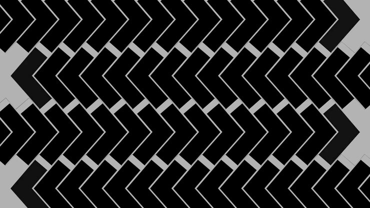 Dynamic Black and White Chevron Pattern Motion Graphics