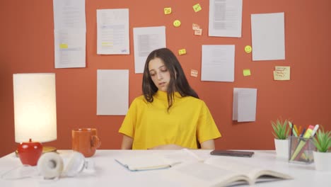 una niña que no se siente bien.