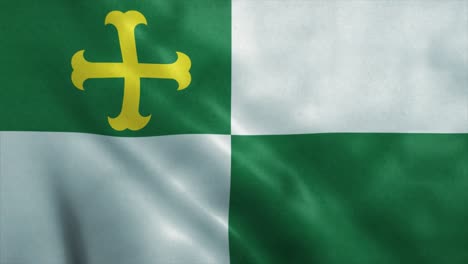 comerio flag, city of puerto rico, realistic animation background