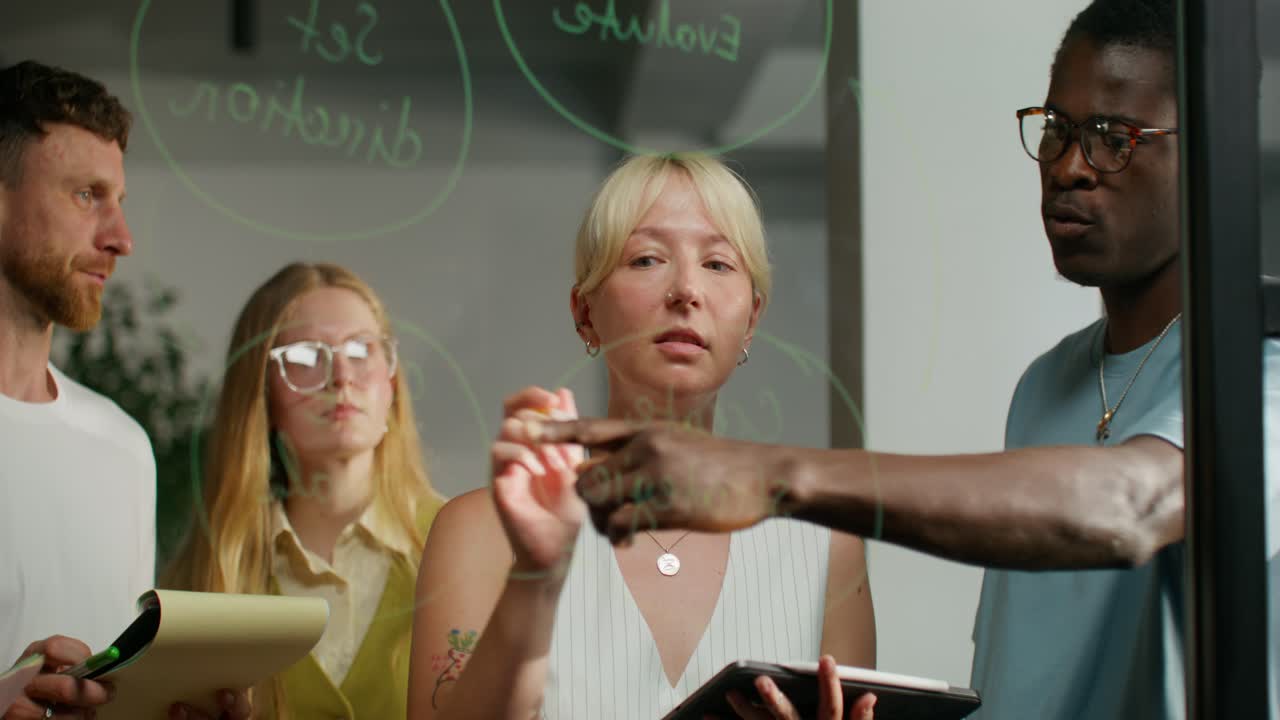 Business Team Brainstorming Session