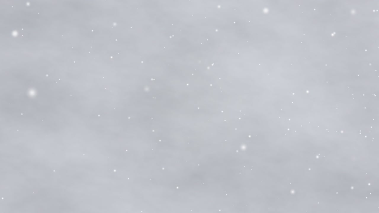 la tormenta de nieve es un video en cg.