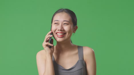 woman talking on a smartphone